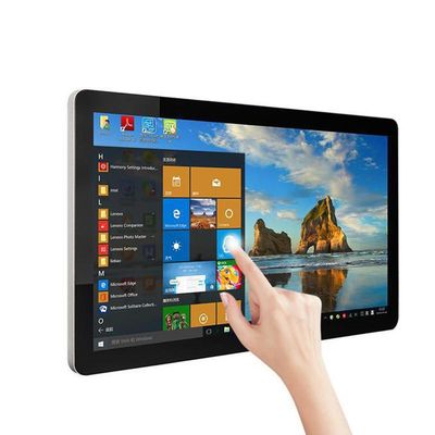 Ecrã de exibição digital montado na parede ODM com entradas HDMI/VGA/DVI/AV/USB e opções de entrada versáteis