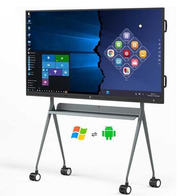 Display de tela sensível ao toque interativo de 110 polegadas 16 9 Proporção de aspecto DP Interface Painel de demonstração profissional