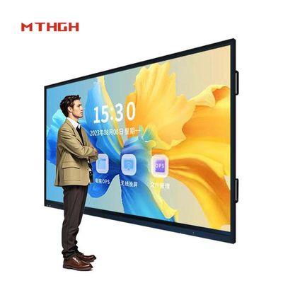 Interactive Touch Whiteboard Ultimate Presentation com HDMI I/O e Solução de Conectividade PC I9 OPS