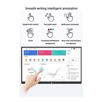 Interactive Touch Whiteboard Ultimate Presentation com HDMI I/O e Solução de Conectividade PC I9 OPS