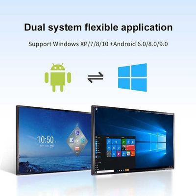 178° ângulo de visão H/V touch screen interativo quadro de apresentação para apresentações profissionais