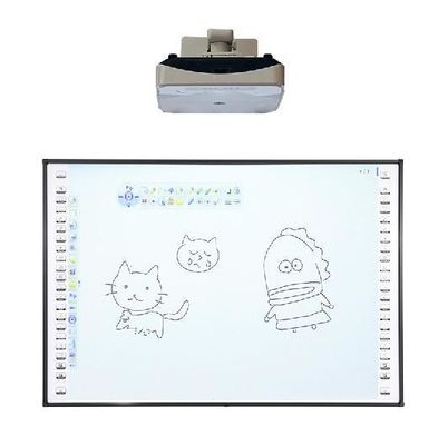 86 polegadas Interativo Smart Board, Indoor Outdoor Touch Screen Interativo Whiteboard
