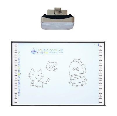 150 polegadas de infravermelho interativo Smart Digital Whiteboard, Resolução 3840x2160 para Educação de Formação