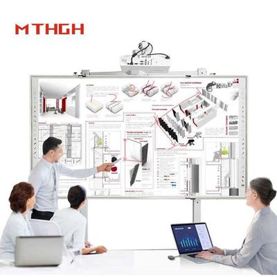 86 polegadas Educational Whiteboard Infravermelho Interativo Whiteboard com Projector / Touchpad