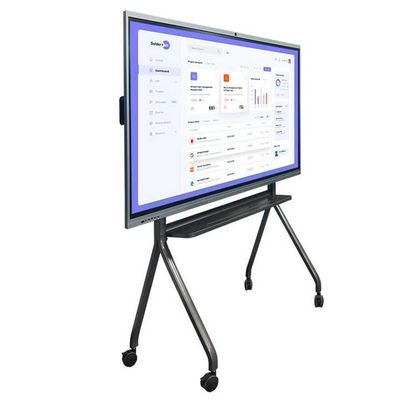 3840x2160 4K painéis de tela 65 polegadas touch screen interativo quadro branco com software e 178 ° H / V ângulo de visão