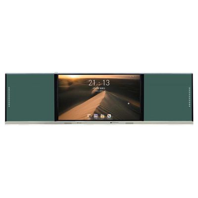 Smart Digital Blackboard pode gravar 65/75/86 polegadas Whiteboard Green Board OPS 20-40 Point Touch Interface HDMI/USB