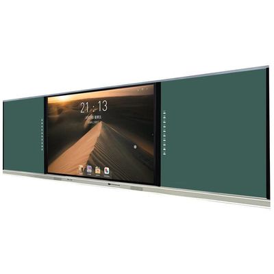 Smart Digital Blackboard pode gravar 65/75/86 polegadas Whiteboard Green Board OPS 20-40 Point Touch Interface HDMI/USB
