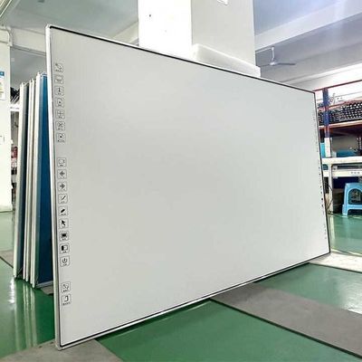 Tecnologia de toque infravermelho de 86 polegadas de tabuleiro branco digital inteligente para treinamento educacional e recursos interativos